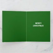 ユーモアあふれるクリスマスの詩 カートゥーンサンタクロースについて カード (内部)