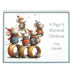 ユーモアあふれるクリスマスの12日間  カレンダー