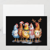 ユーモアあふれるクリスマスイルミネーション チキン ファームアニマル クリスマス (正面/裏面)