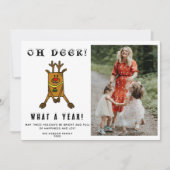 ユーモアあふれるクリスマスフォト シーズンカード (正面)