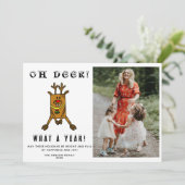 ユーモアあふれるクリスマスフォト シーズンカード (スタンド正面)