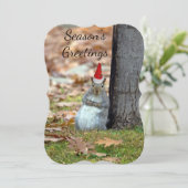 ユーモアあふれるクリスマス サンタ  グリーティングカード (スタンド正面)