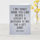 ユーモアあふれるグリーティングカード カード (黄色い花)