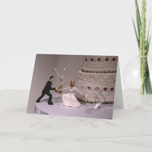 ユーモアあふれるグリーティングカード カード (正面)