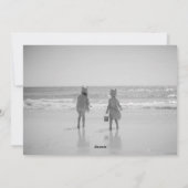 ユーモアあふれるサメの写真のホリデーカード シーズンカード (裏面)