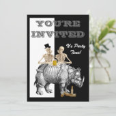 ユーモアあふれるスチームパンクゴシック 招待状 (スタンド正面)