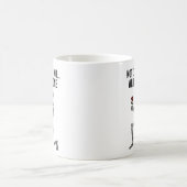 ユーモアあふれるダークユーモア スケルトン+バラ マグ (中央)