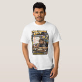 ユーモアあふれるデザイナーの締め切りアート Tシャツ (正面フル)