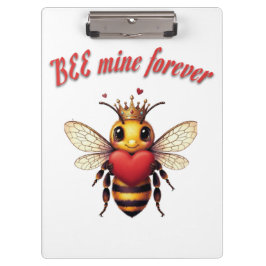 ユーモアあふれるハチのパンヴァレンタイン クリップボード