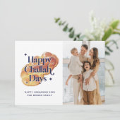 ユーモアあふれるハッピーチャラデイズ ハヌカーファミリー写真 シーズンカード (スタンド正面)