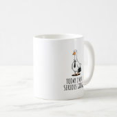 ユーモアあふれるビジネスグース オフィス コーヒーマグカップ (正面右)
