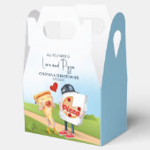 ユーモアあふれるピザラブ フェイバーボックス (オープン)