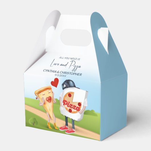 ユーモアあふれるピザラブ フェイバーボックス (正面サイド)