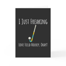 ユーモアあふれるフィールドホッケーカード チームプレーヤー スポーツ