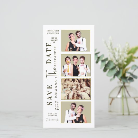 ユーモアあふれるフォトブース ストリップ ヒゲ カップル セーブザデート (スタンド正面)