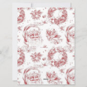 ユーモアあふれるペットのホリデーカード シーズンカード (裏面)