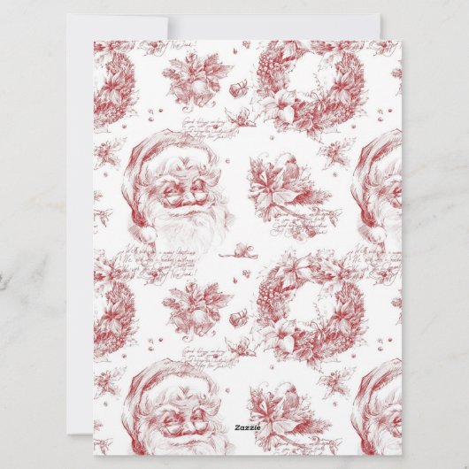 ユーモアあふれるペットのホリデーカード シーズンカード (裏面)