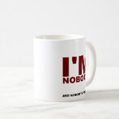 ユーモアあふれるマグカップ コーヒーマグカップ (正面右)