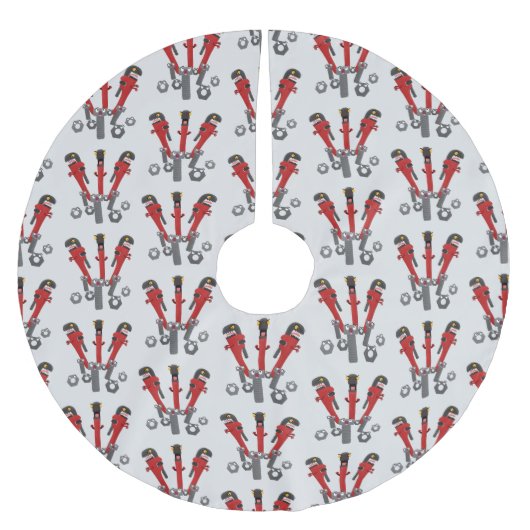 ユーモアあふれるモンスト道具漫画 ブラッシュドポリエステルツリースカート (正面)