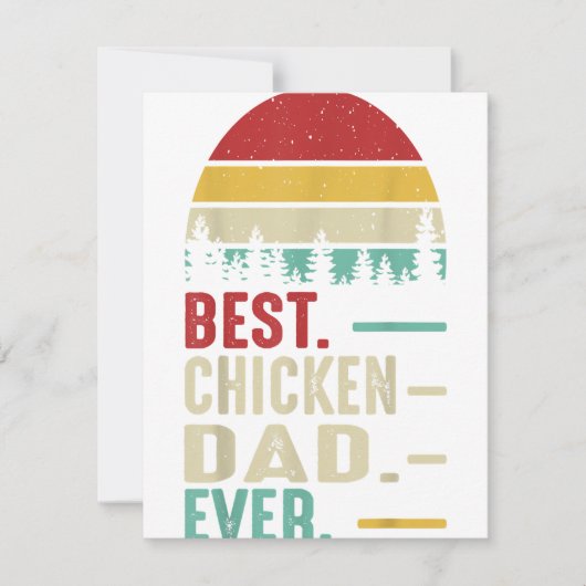 ユーモアあふれるレトロな誕生日|ファームハウスデコレーション 招待状 (正面)