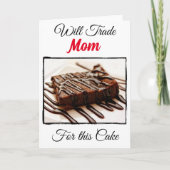 ユーモアあふれる交換条件：ママ カード (正面)