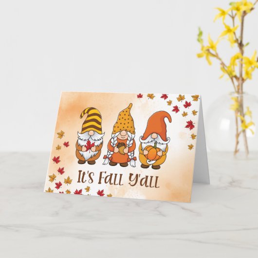 ユーモアあふれる友好的な「感謝祭」のご挨拶 カード (黄色い花)