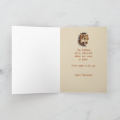 ユーモアあふれる同僚の退職記念、リス、ナッツ カード (内部)