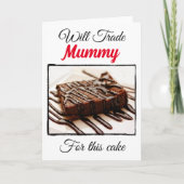 ユーモアあふれる商品と交換可能: マミー カード (正面)