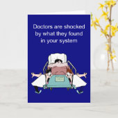 ユーモアあふれる回復メッセージ カード (黄色い花)