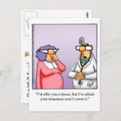 ユーモアあふれる回復祝いポストカード ポストカード (正面/裏面)