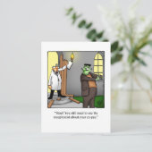 ユーモアあふれる回復祝いポストカード ポストカード (スタンド正面)
