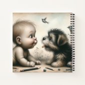 ユーモアあふれる子供の行動 ノートブック (裏面)