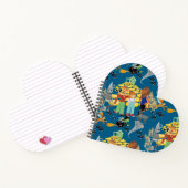 ユーモアあふれる子供向けキャラクター ノートブック (内部)