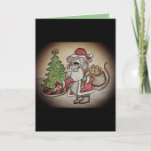 ユーモアあふれる安っぽいサンタのクリスマスカード カード (正面)