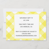 ユーモアあふれる家族再会招待状 招待状 (裏面)