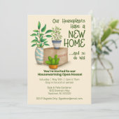 ユーモアあふれる新築祝いの案内 招待状 (スタンド正面)