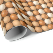 ユーモアあふれる新鮮な卵の楽しいギフト包装 ラッピングペーパー (ロールコーナー)