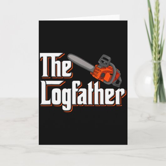 ユーモアあふれる木の手入れ I 林業 ツリーメンテナンス カード (正面)