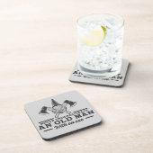 ユーモアあふれる林業者の名言 おじいさんの斧 コースター (右側)