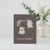 ユーモアあふれる漫画の猫たち - 日程を保存しようという招待状 セーブザデート (スタンド正面)