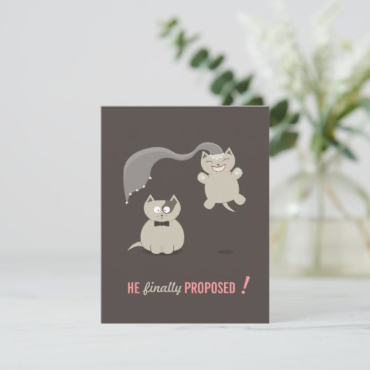 ユーモアあふれる漫画の猫たち - 日程を保存しようという招待状 セーブザデート (スタンド正面)