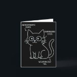 ユーモアあふれる猫の解剖学図鑑 皮肉屋エンジニア向け カード<br><div class="desc">ユーモアあふれる猫の解剖学図鑑 皮肉屋エンジニア オタク向け</div>