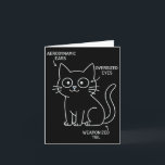 ユーモアあふれる猫の解剖学図鑑 皮肉屋エンジニア向け カード<br><div class="desc">ユーモアあふれる猫の解剖学図鑑 皮肉屋エンジニア オタク向け</div>