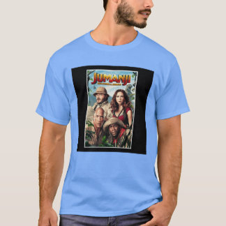 ユーモアあふれる男性向けジュマンジ アート Tシャツ