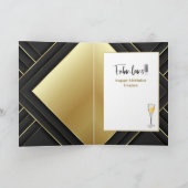 ユーモアあふれる皮肉がきいた素敵な大胆なエスニックな誕生日 カード (内部)