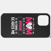 ユーモアあふれる看護師ママ、看護師ママの面白い名言 Case-Mate iPhoneケース (裏面 (横))