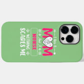 ユーモアあふれる看護師ママ、看護師ママの面白い名言 Case-Mate iPhoneケース (裏面 (横))