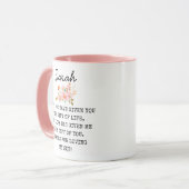 ユーモアあふれる義理の娘へのギフト、結婚式用パーソナライズドグッズ マグカップ (正面左)
