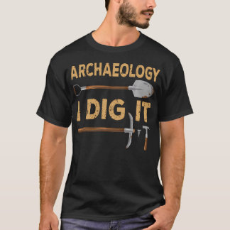 ユーモアあふれる考古学者の道具 考古学 Tシャツ