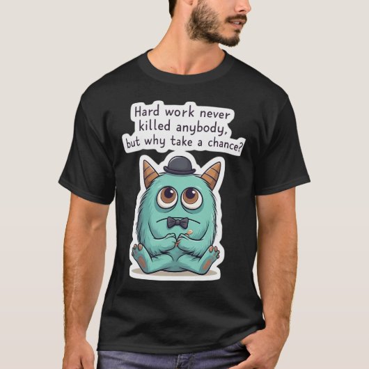 ユーモアあふれる言葉 Tシャツ (正面)